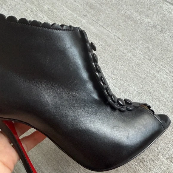 Black Christian Louboutin boots - Deguise 100 Nappa Shiny size 35 - Picture 9 of 15